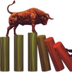 The Indian stock market settled slightly down after a highly volatile session on Thursday. The domestic indices showed resilience, averting a big crash post US tariff imposition on India, driven by buying interest in FMCG stocks.