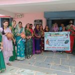 जया सेवा समिति द्वारा निकाली गई नावँकुर सखी हरियाली कलश यात्रा