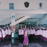 स्वास्थ्य शिविर में की गई हीमोग्लोबिन की जांच